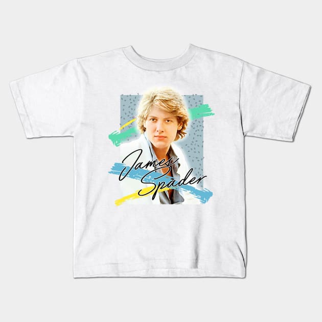 James Spader - 80s Retro Style Fan Art Design Kids T-Shirt by DankFutura